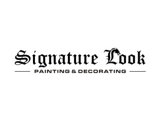 Signature Look Painting & Decorating logo design by KQ5