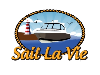 Sail La Vie logo design by AamirKhan