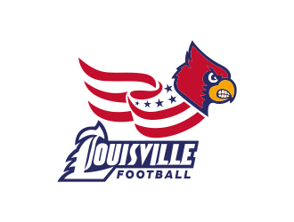 Louisville Football logo design by qqdesigns