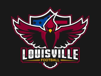 Louisville Football logo design by Eliben