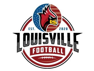 Louisville Football logo design by REDCROW