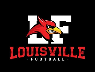 Louisville Football logo design by sanworks