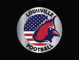 Louisville Football logo design by Shailesh