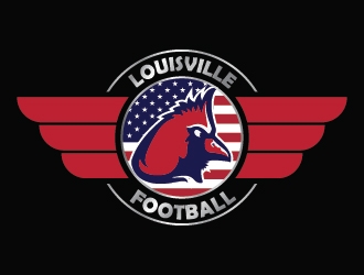 Louisville Football logo design by Shailesh