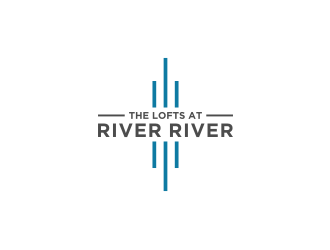 the lofts at River River logo design by hopee