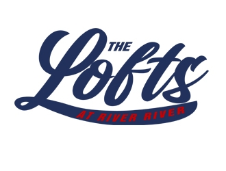 the lofts at River River logo design by Dodong