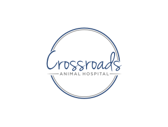 Crossroads Animal Hospital logo design by johana