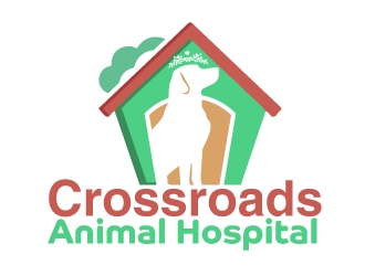 Crossroads Animal Hospital logo design by AamirKhan