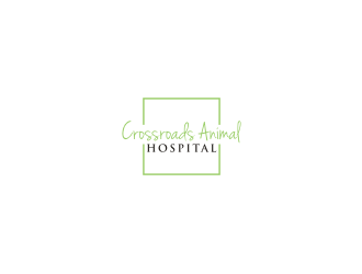 Crossroads Animal Hospital logo design by superiors