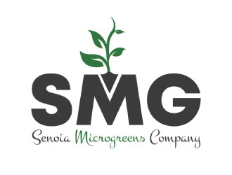 Senoia Microgreens Company logo design by KreativeLogos