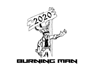Burning Man 2020 logo design by twomindz