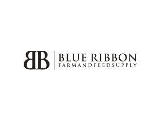 Blue Ribbon Farm and Feed Supply logo design by superiors