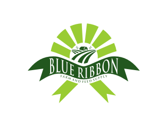 Blue Ribbon Farm and Feed Supply logo design by superiors
