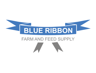 Blue Ribbon Farm and Feed Supply logo design by Franky.