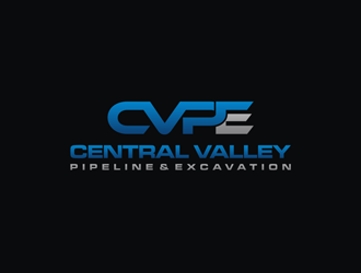Central Valley Pipeline & Excavation (CVPE) logo design by Jhonb