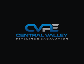 Central Valley Pipeline & Excavation (CVPE) logo design by Jhonb