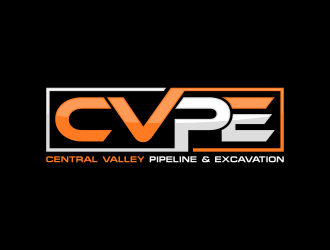 Central Valley Pipeline & Excavation (CVPE) logo design by Dakon