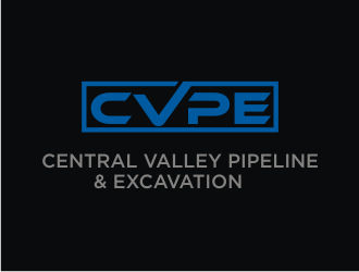 Central Valley Pipeline & Excavation (CVPE) logo design by Franky.