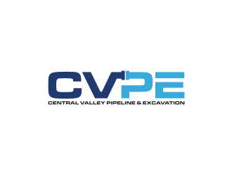 Central Valley Pipeline & Excavation (CVPE) logo design by blessings