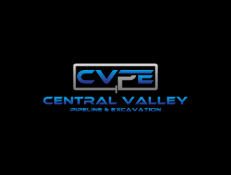 Central Valley Pipeline & Excavation (CVPE) logo design by jancok