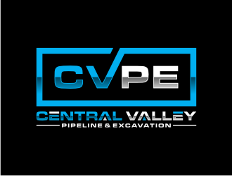 Central Valley Pipeline & Excavation (CVPE) logo design by nurul_rizkon