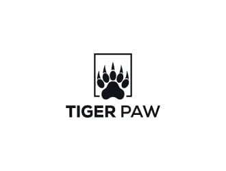 Tiger paw logo design by aryamaity