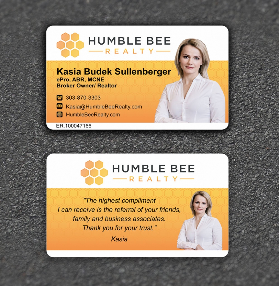 Humble Bee Realty logo design by ManishKoli