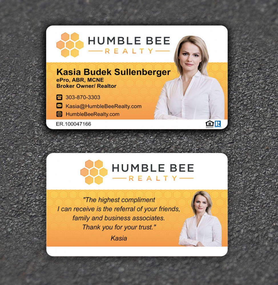 Humble Bee Realty logo design by ManishKoli