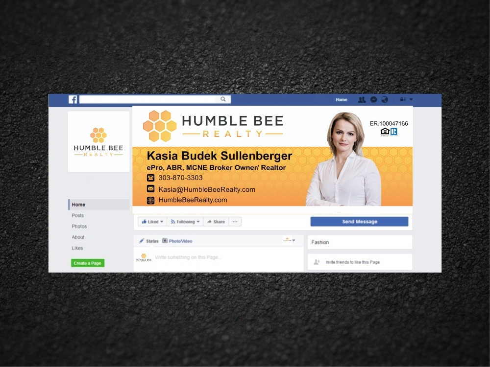 Humble Bee Realty logo design by ManishKoli