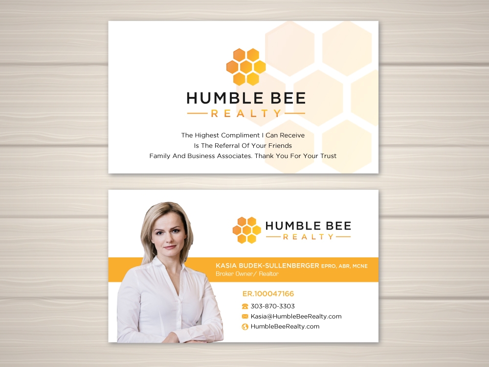 Humble Bee Realty logo design by labo