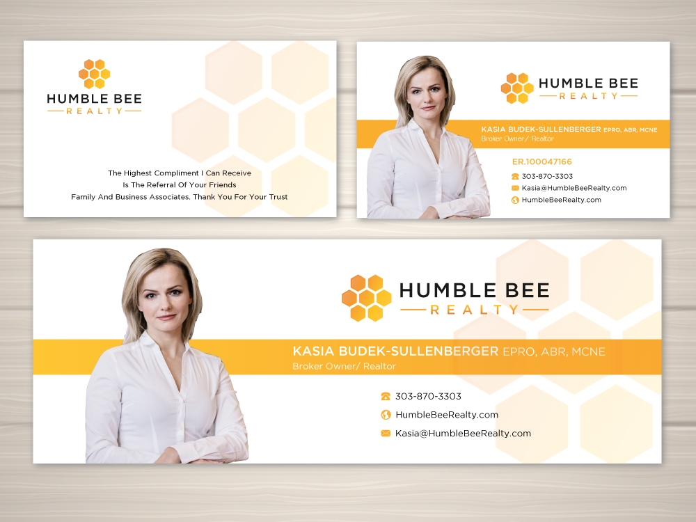 Humble Bee Realty logo design by labo