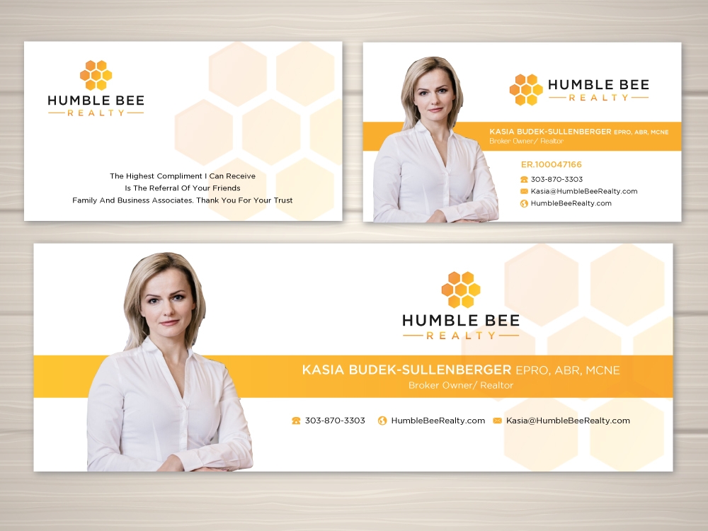 Humble Bee Realty logo design by labo