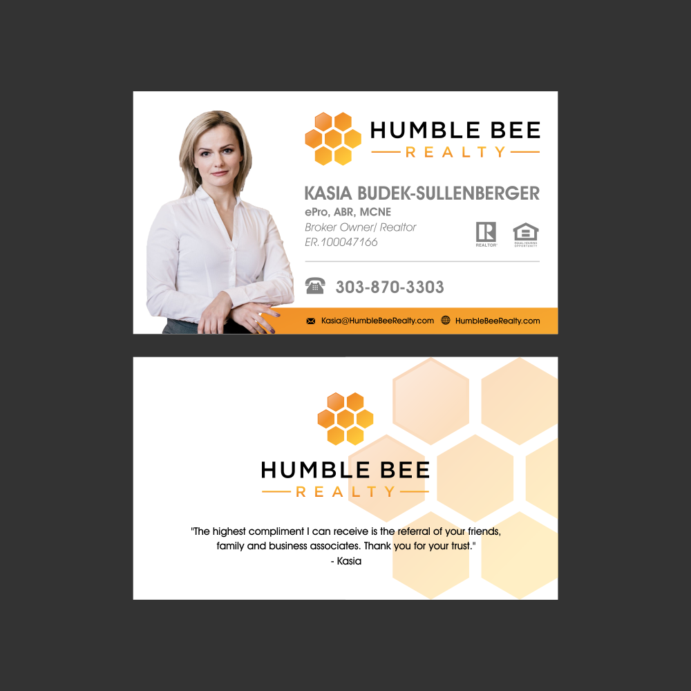 Humble Bee Realty logo design by brandshark