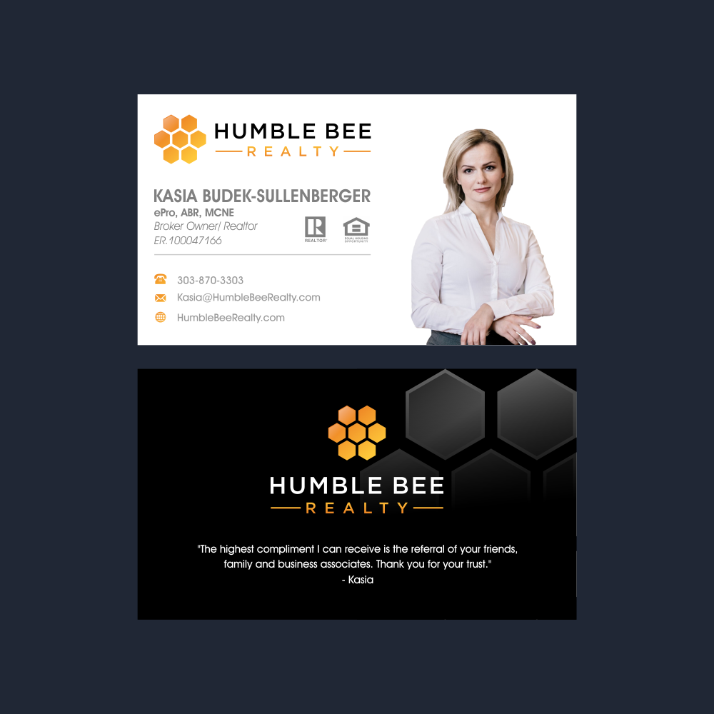 Humble Bee Realty logo design by brandshark