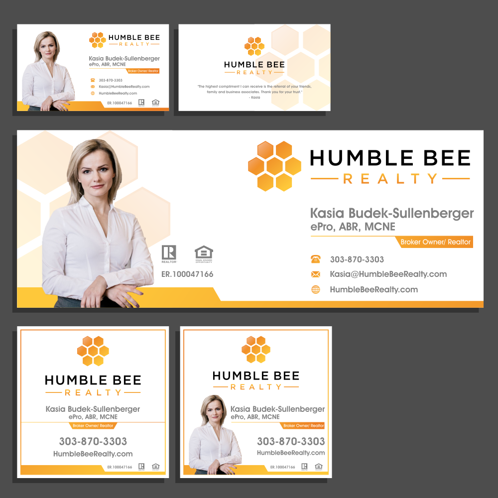 Humble Bee Realty logo design by brandshark