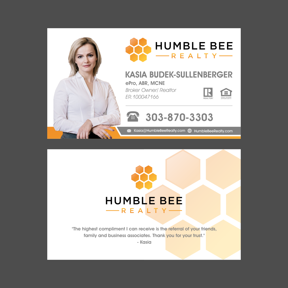 Humble Bee Realty logo design by brandshark