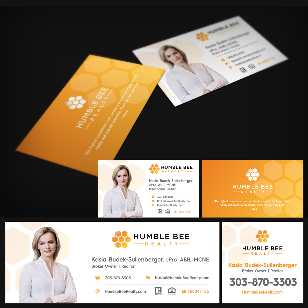 Humble Bee Realty logo design by brandshark