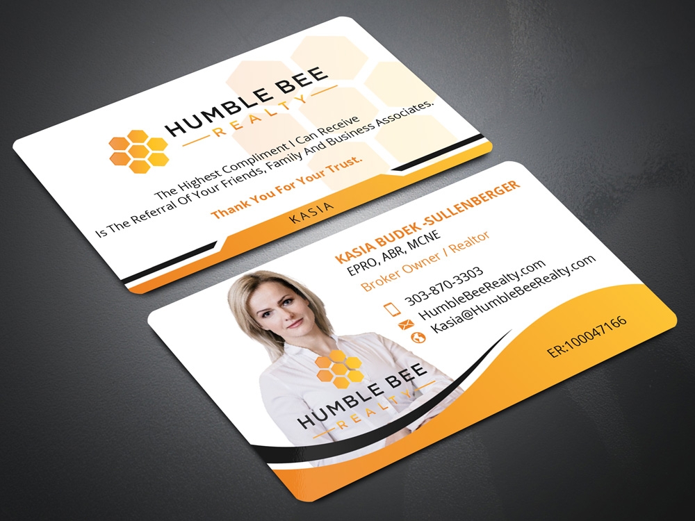Humble Bee Realty logo design by Gelotine