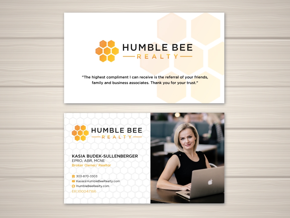 Humble Bee Realty logo design by labo