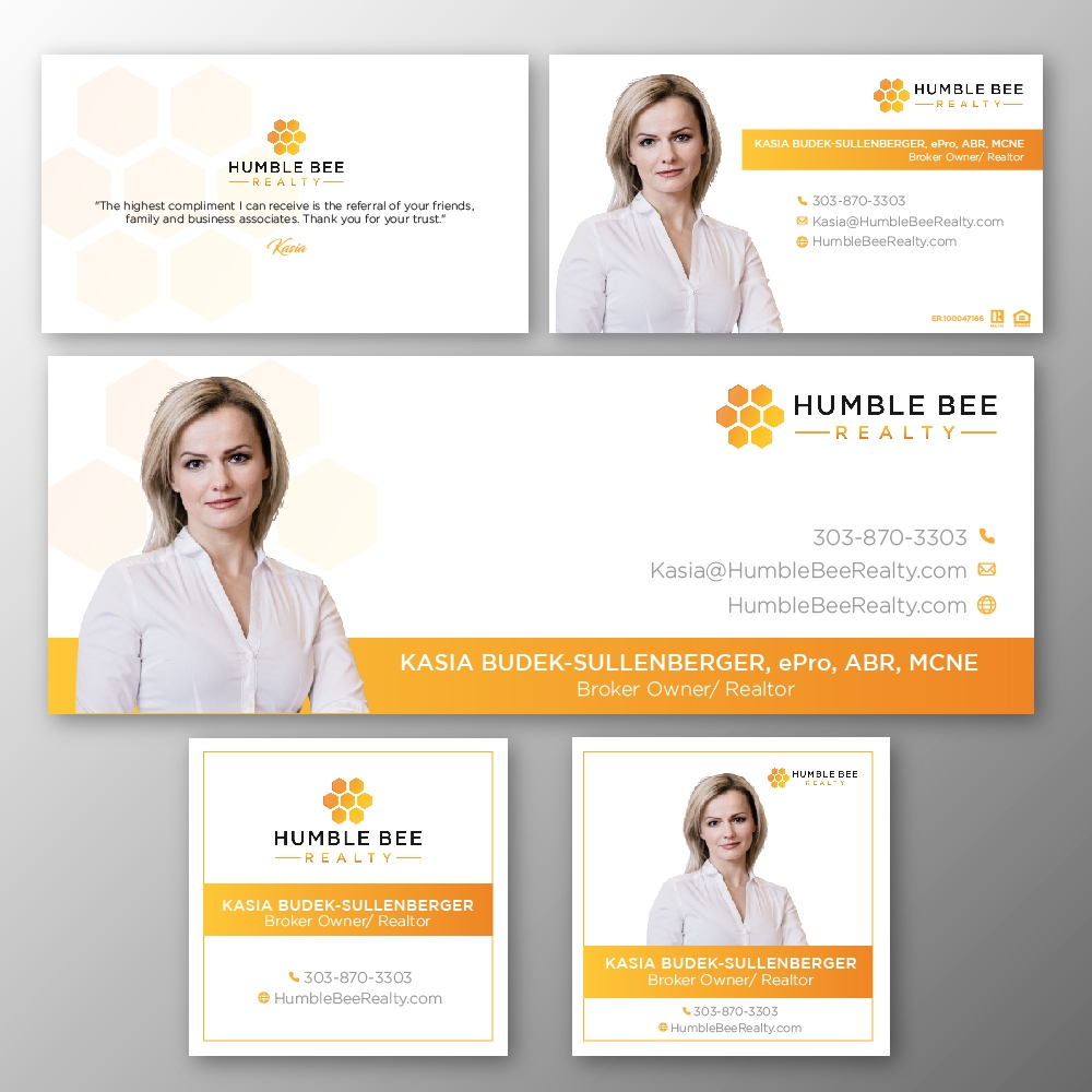 Humble Bee Realty logo design by jhon01