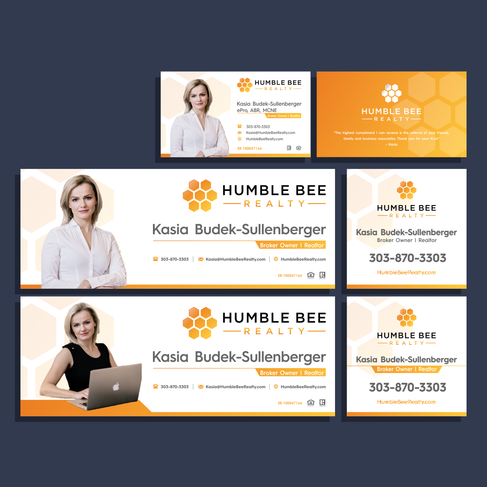 Humble Bee Realty logo design by brandshark