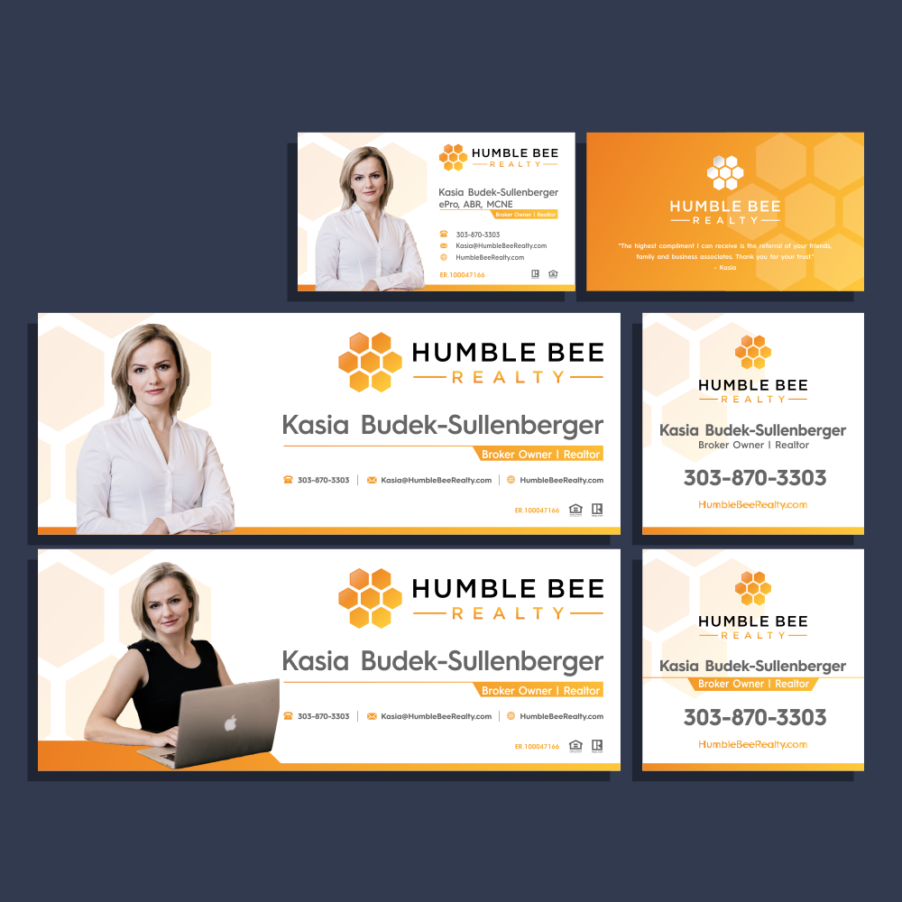 Humble Bee Realty logo design by brandshark
