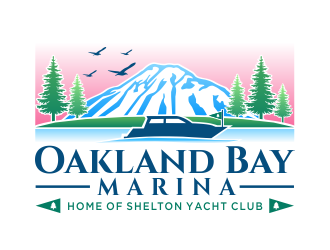 Oakland Bay Marina, owned by Shelton Yacht Club logo design by jm77788