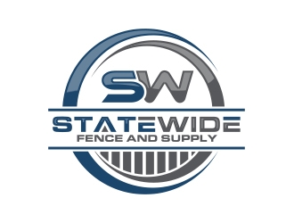 Statewide Fence and Supply logo design by MarkindDesign