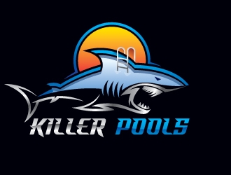 Killer Pools, Inc. logo design by sanu