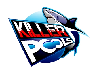 Killer Pools, Inc. logo design by aRBy