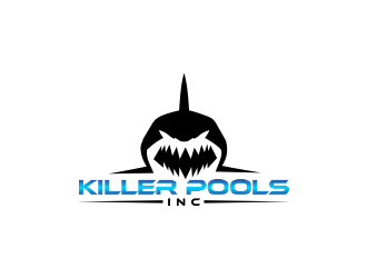 Killer Pools, Inc. logo design by giphone