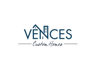 Vences Custom Homes logo design by josephope
