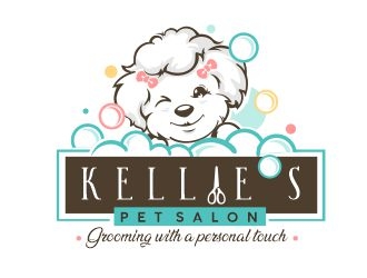 Kellies Pet Salon logo design by veron