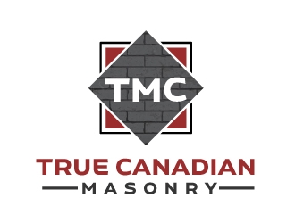 True Canadian Masonry logo design by AamirKhan